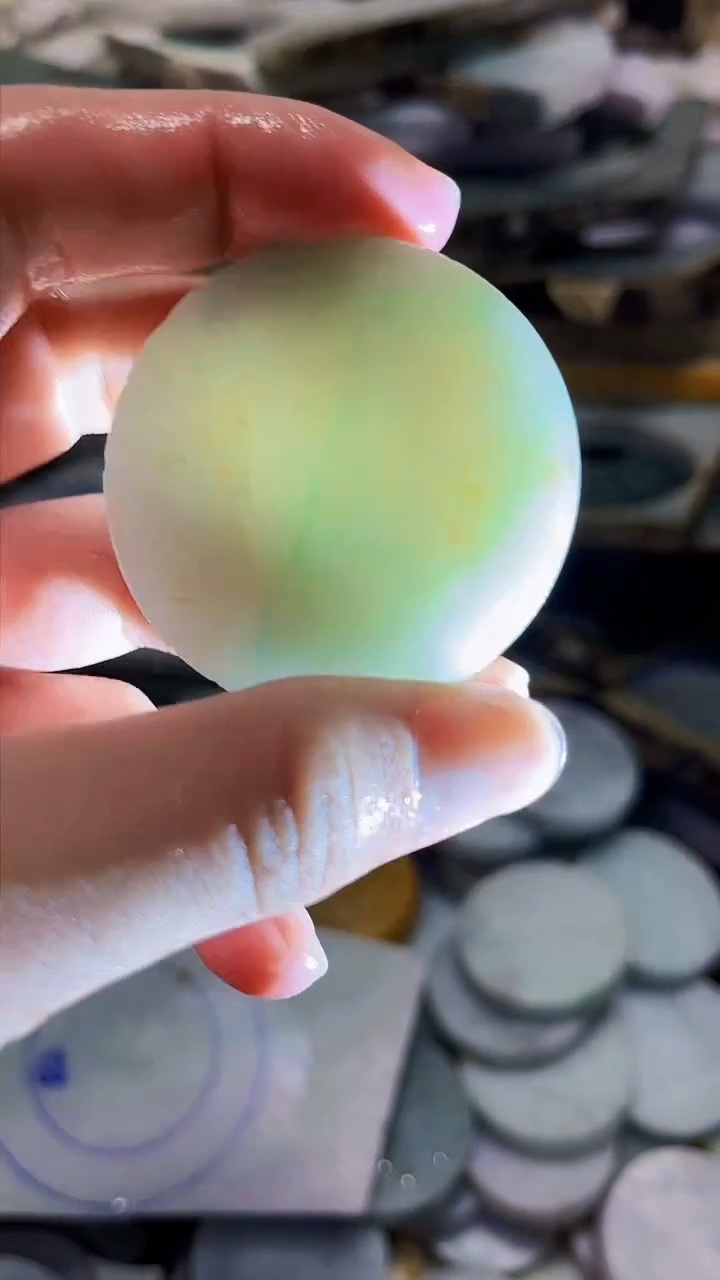 【闪购商品】翡翠颈饰未镶嵌A货白谭1861