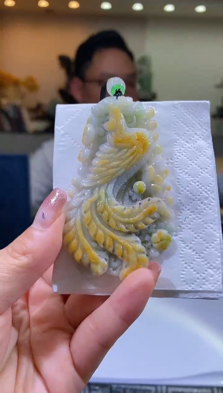 定制翡翠未镶嵌48/0716/W/凤凰