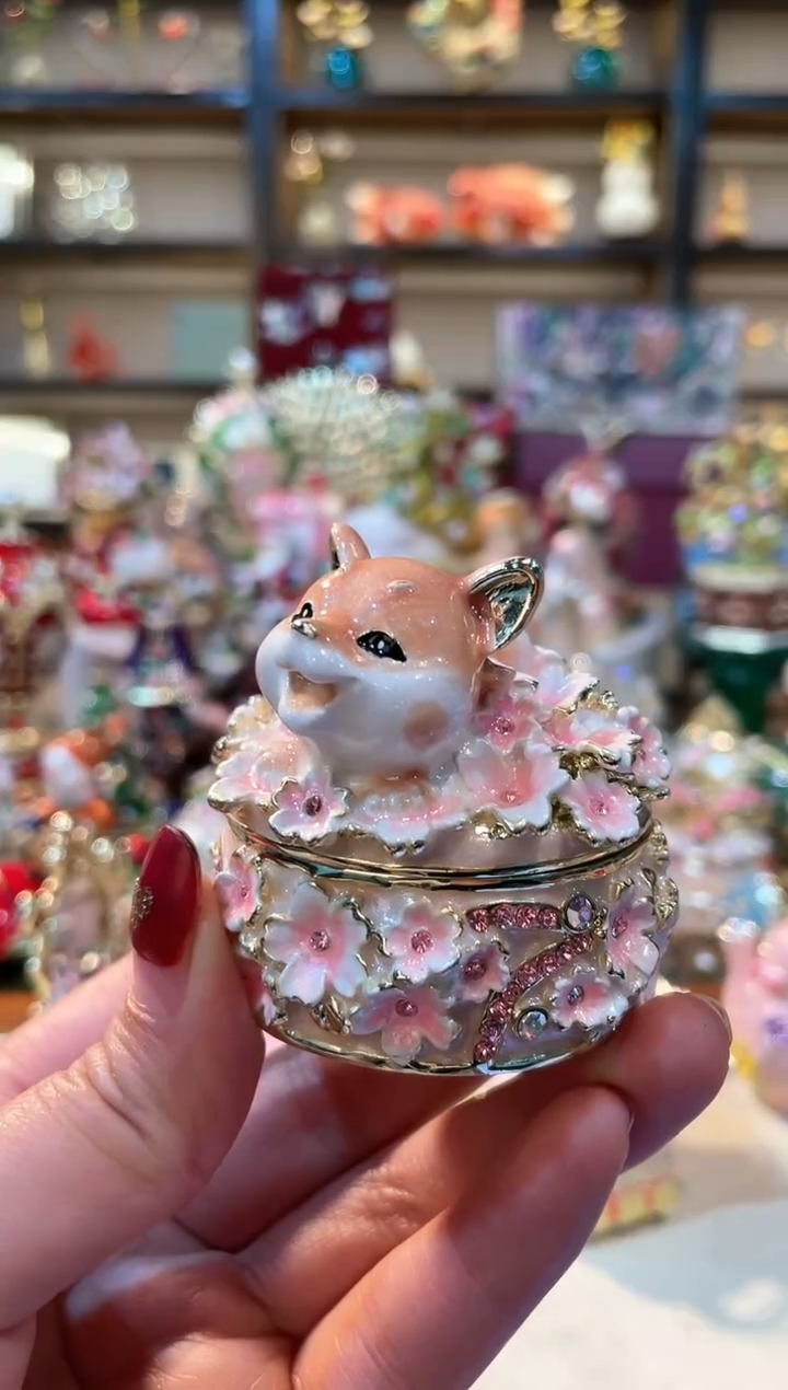 【闪购商品】珐琅彩首饰收纳盒