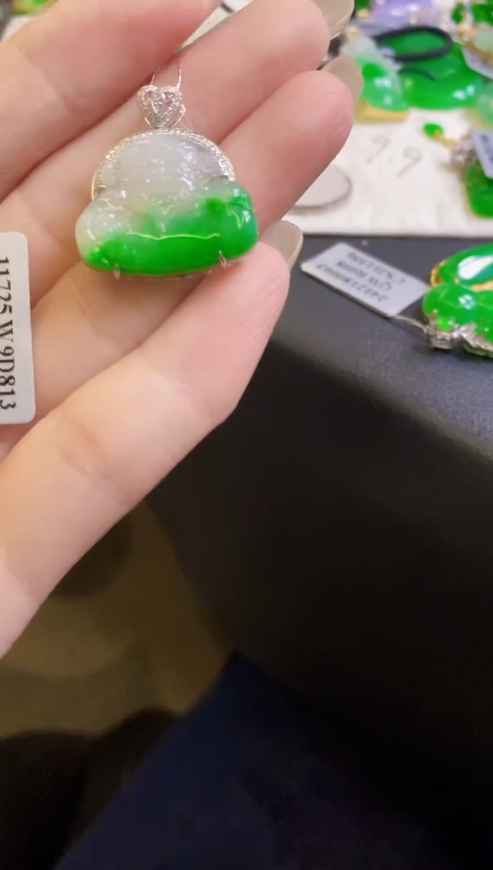 【闪购商品】定制翡翠未镶嵌吊坠