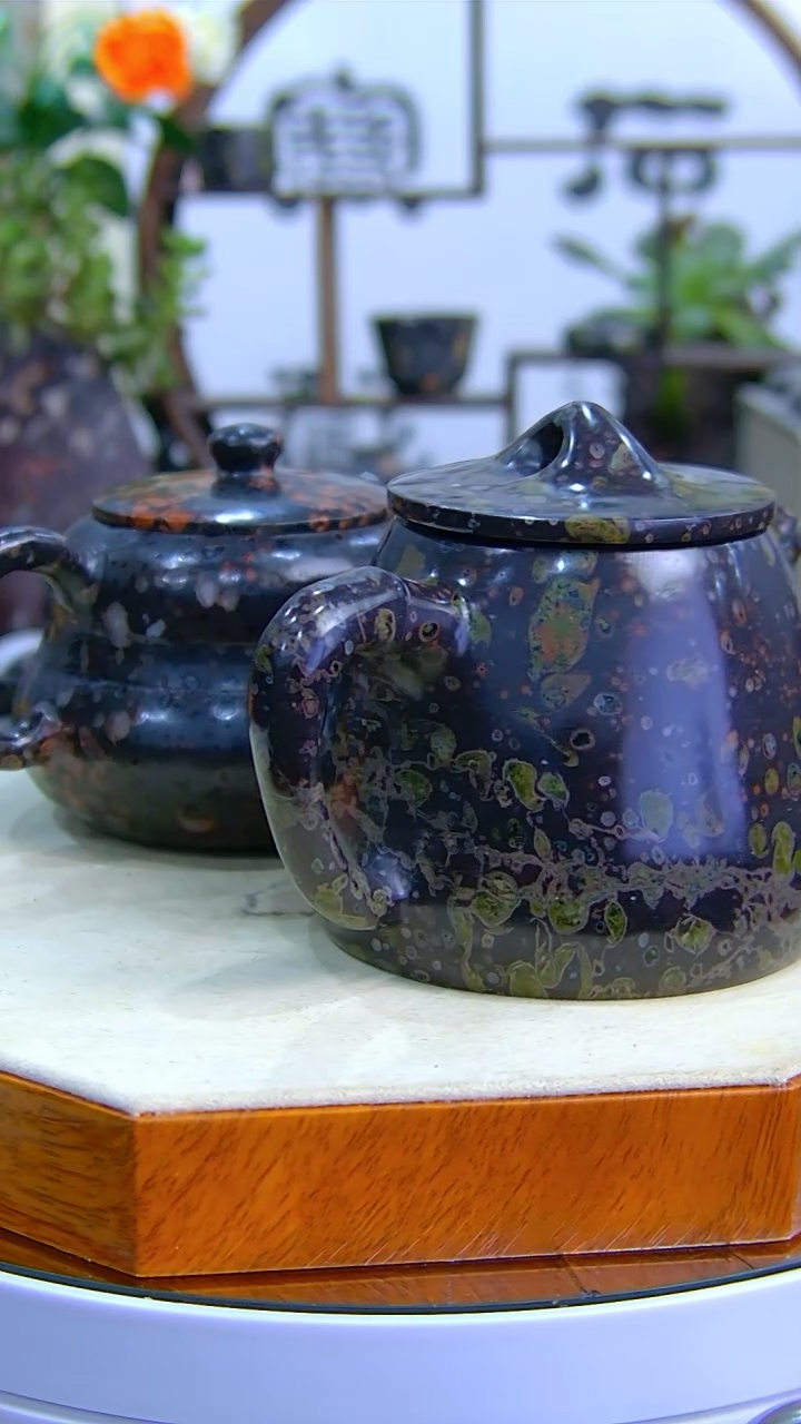 【闪购商品】奢上奢梅花玉茶具