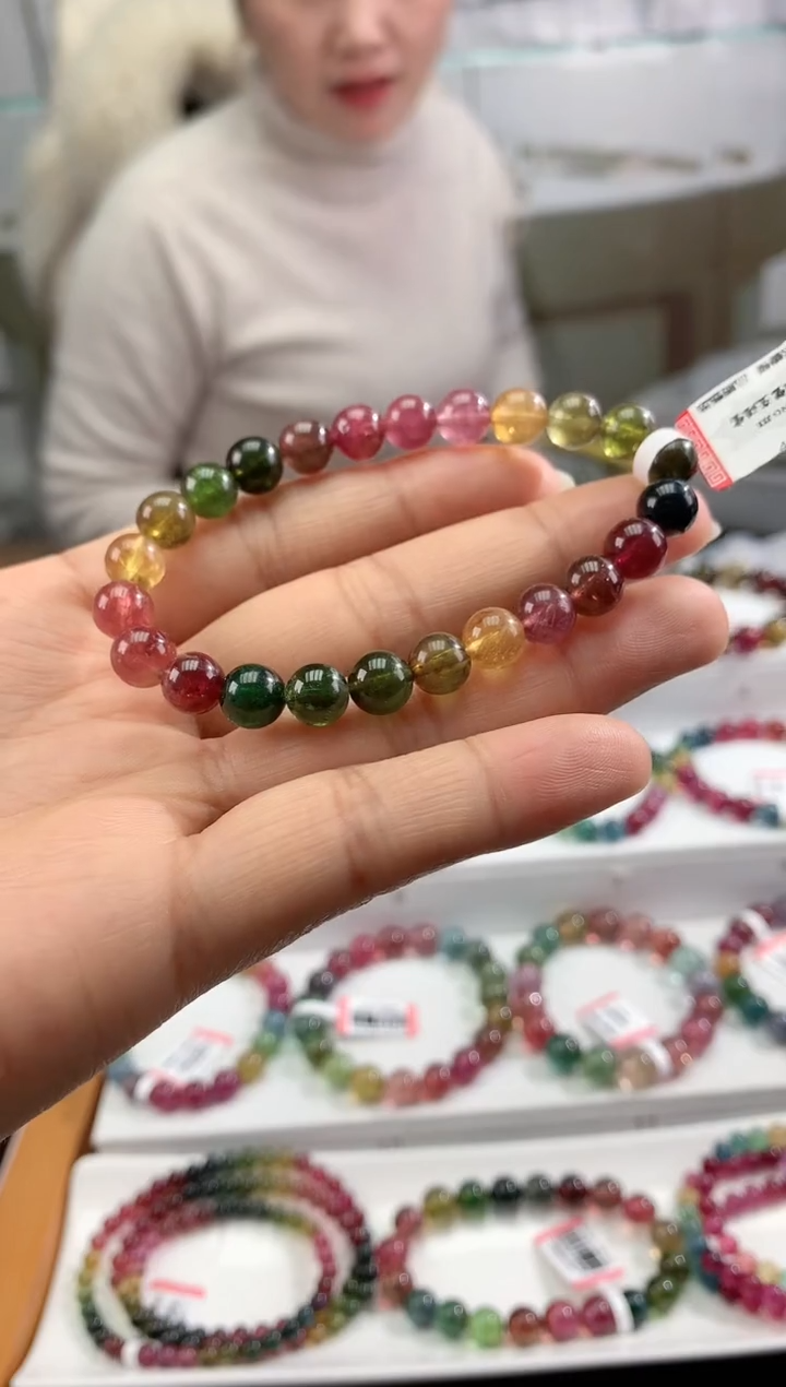 【闪购商品】碧玺手链未镶嵌多样性发一条