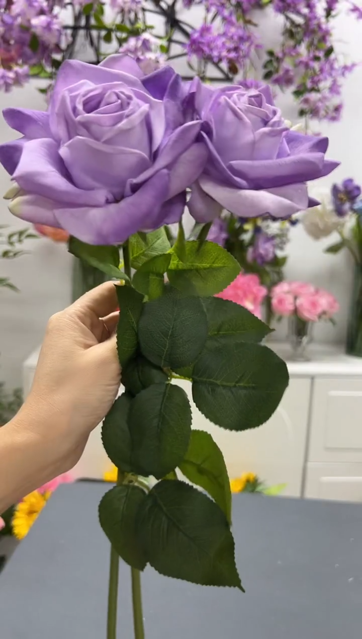3枝紫色手感保湿水晶