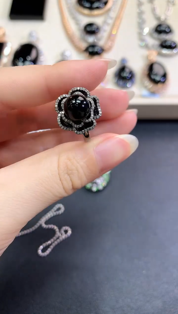 【闪购商品】翡翠戒指18K金镶嵌C56 不退换