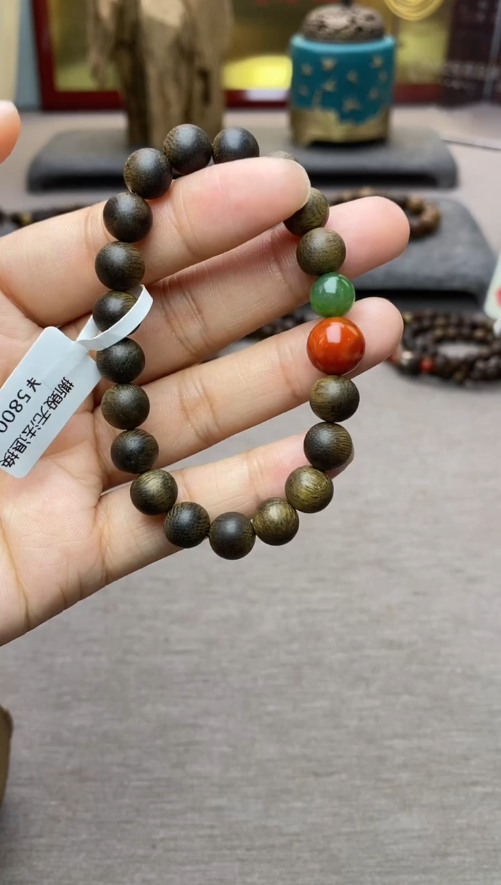 【闪购商品】沉香手串黄棋楠沉水08老料＋配饰设计