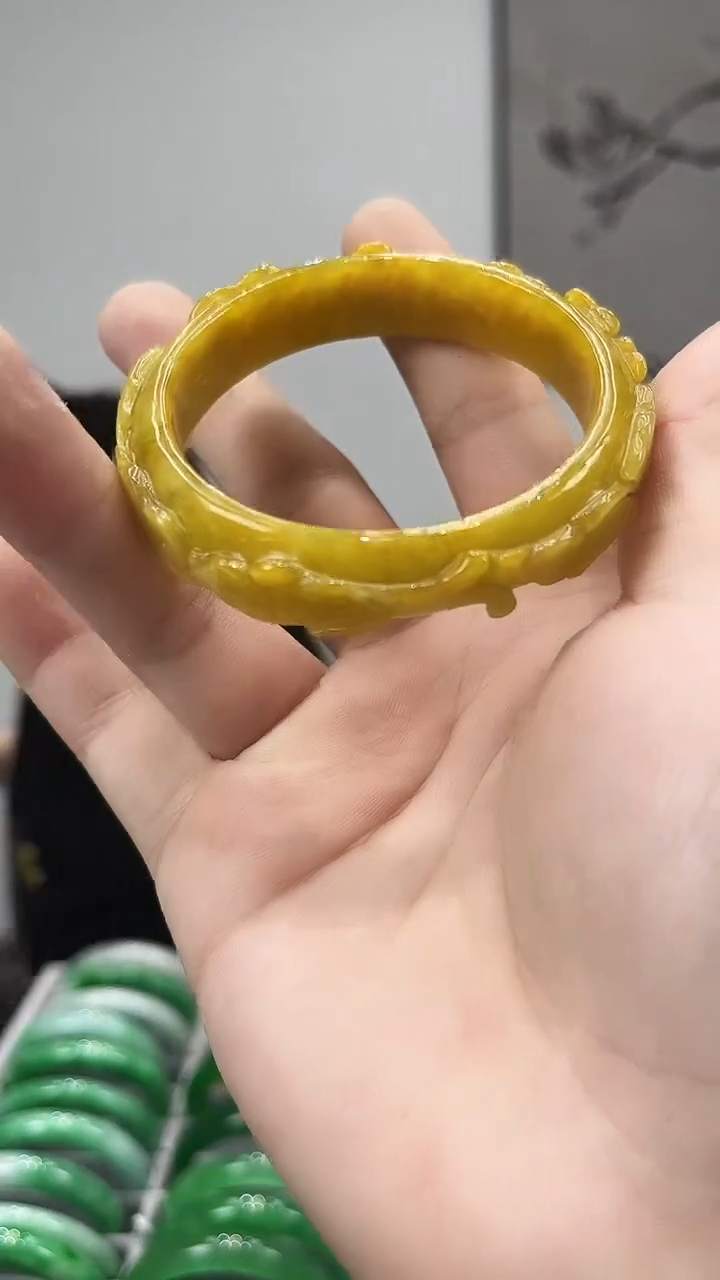 【闪购商品】砖雕s92 独货手镯 圈口55.7