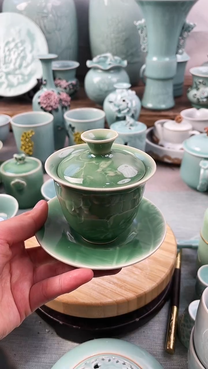 【闪购商品】特价 微瑕 慧仙青瓷