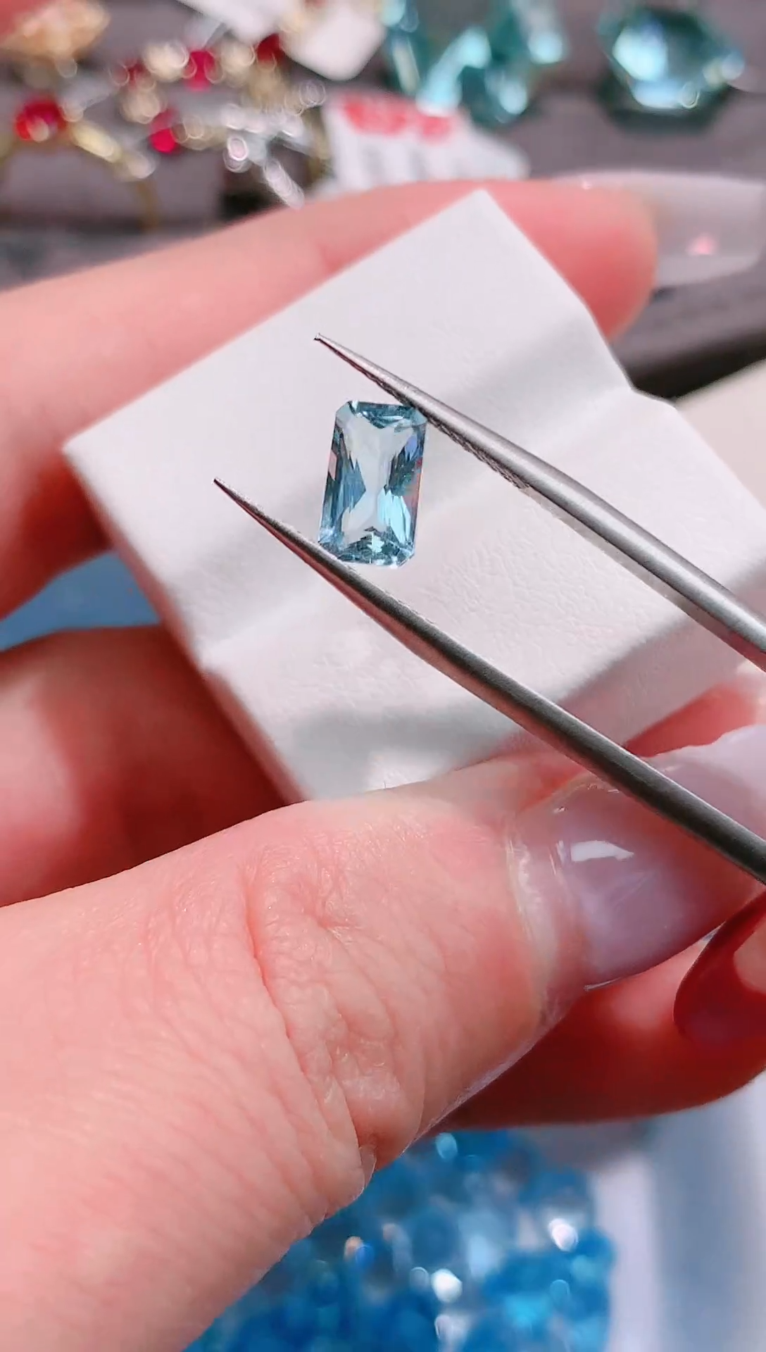 裸石海蓝宝石1.26ct