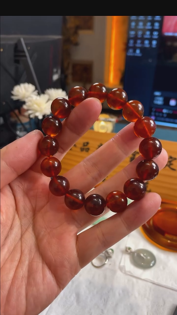 未镶嵌定制琥珀1888号