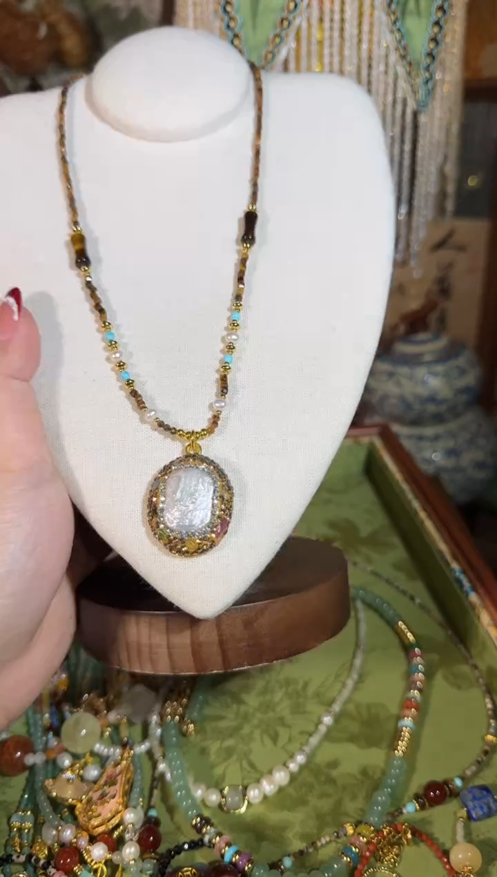 毛衣链未镶嵌淡水珍珠426