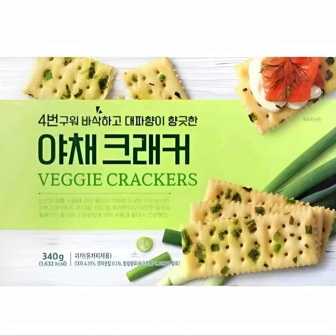 蔬菜苏打饼干咸味饼干咸香薄脆休闲零食