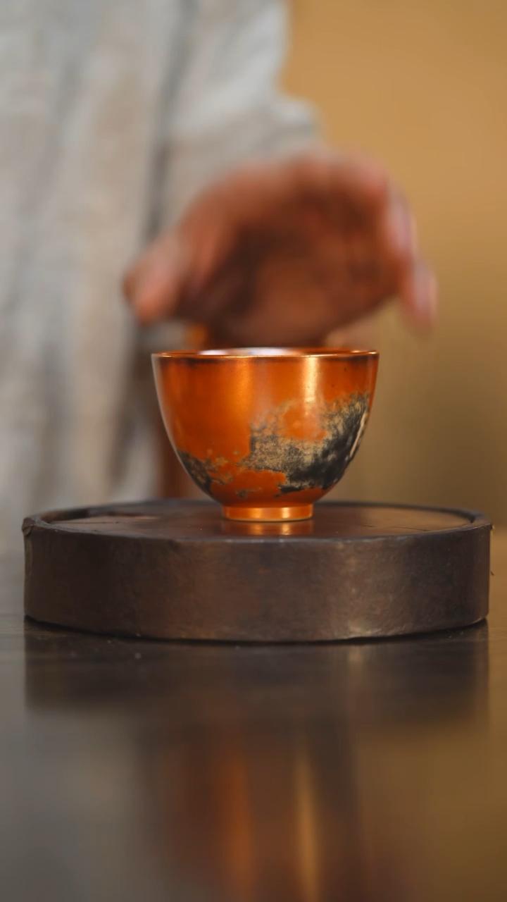 87柴房陶瓷柴烧主人杯