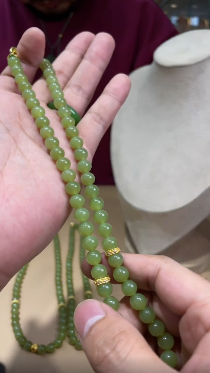 和田玉未镶嵌颈饰100197-F53-多样性发其—