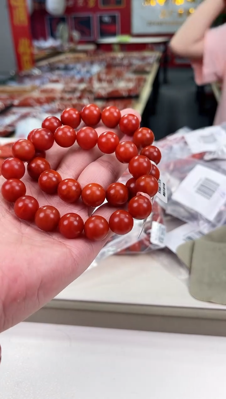 南红玛瑙阿东寨手串13+未镶嵌（多样式发其一）