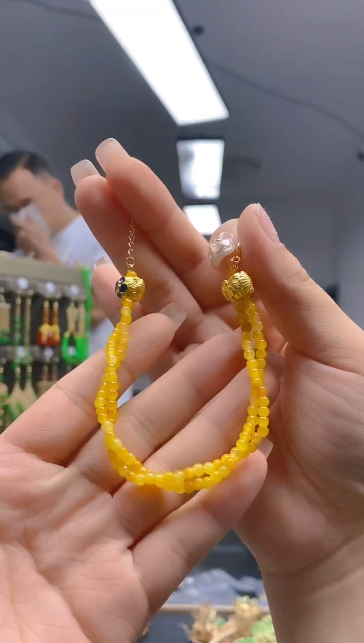 【闪购商品】翡翠耳饰合金309翡翠手链
