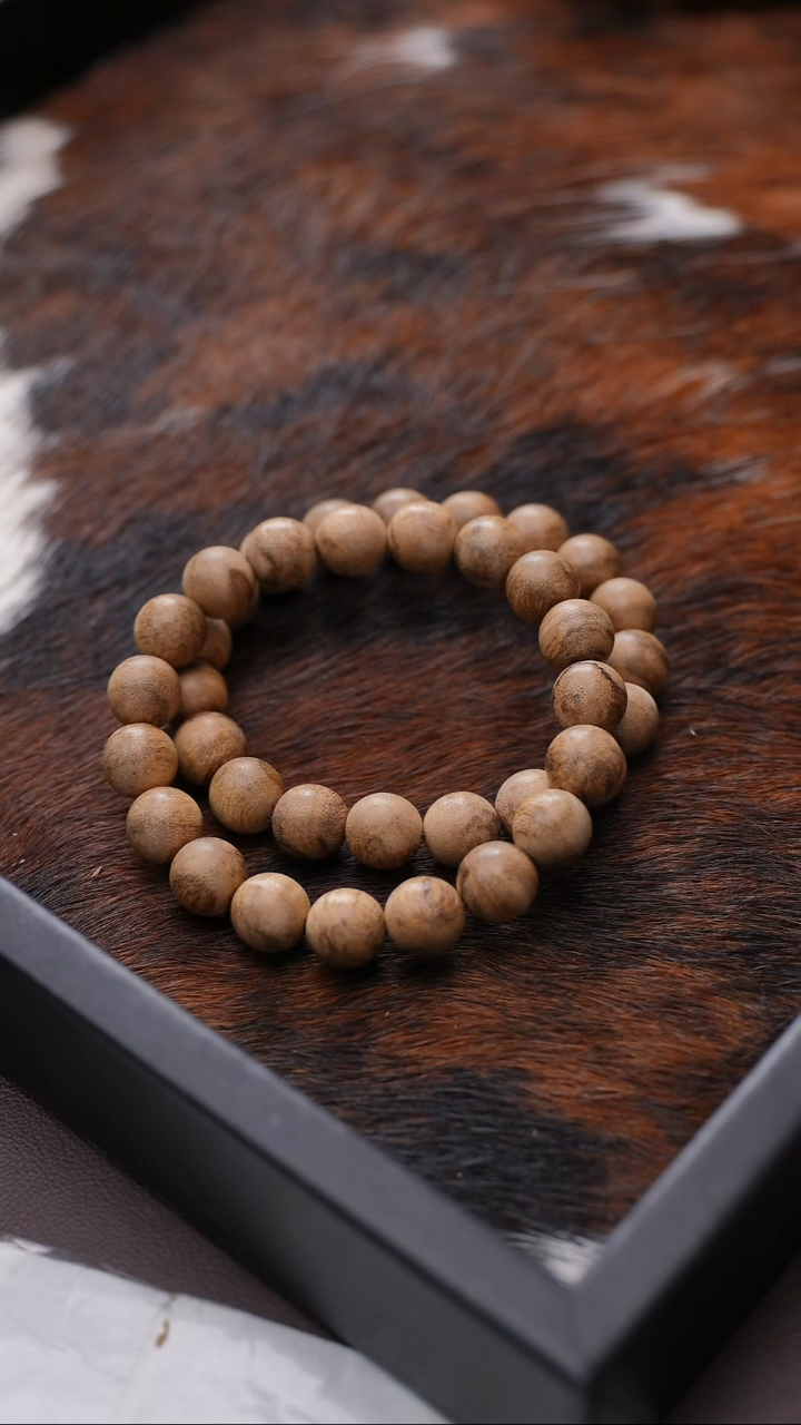 沉香手串卓CLX11029海南虎斑卡11mm天然野多样性发一