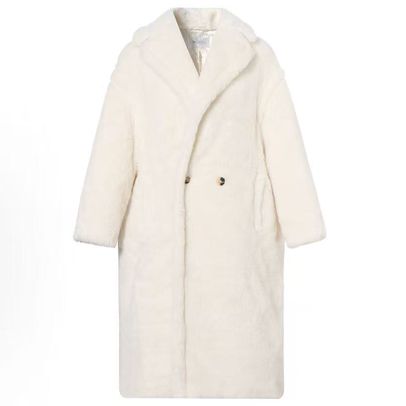 99新 MaxMara 白色泰迪大衣S码