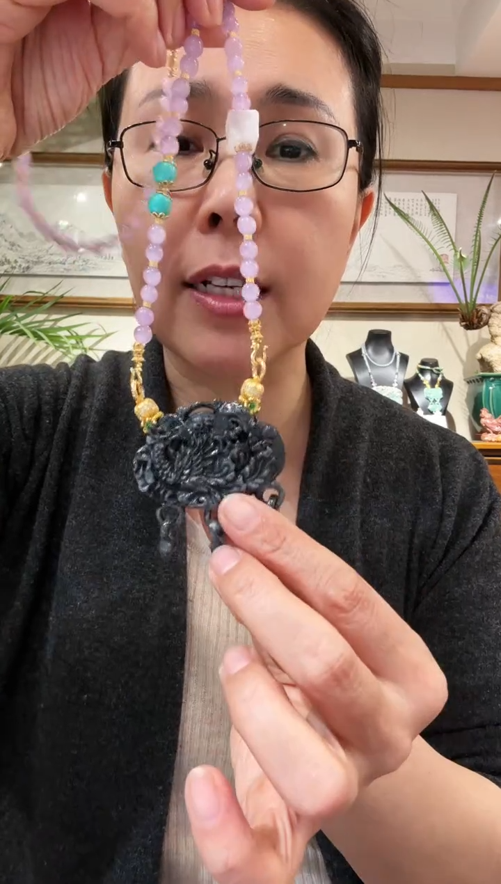 【闪购商品】翡翠颈饰未镶嵌国风