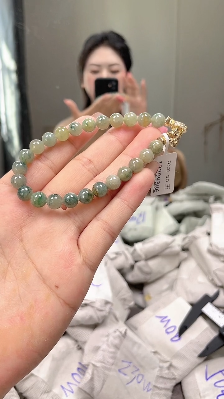 未镶嵌手链翡翠手串