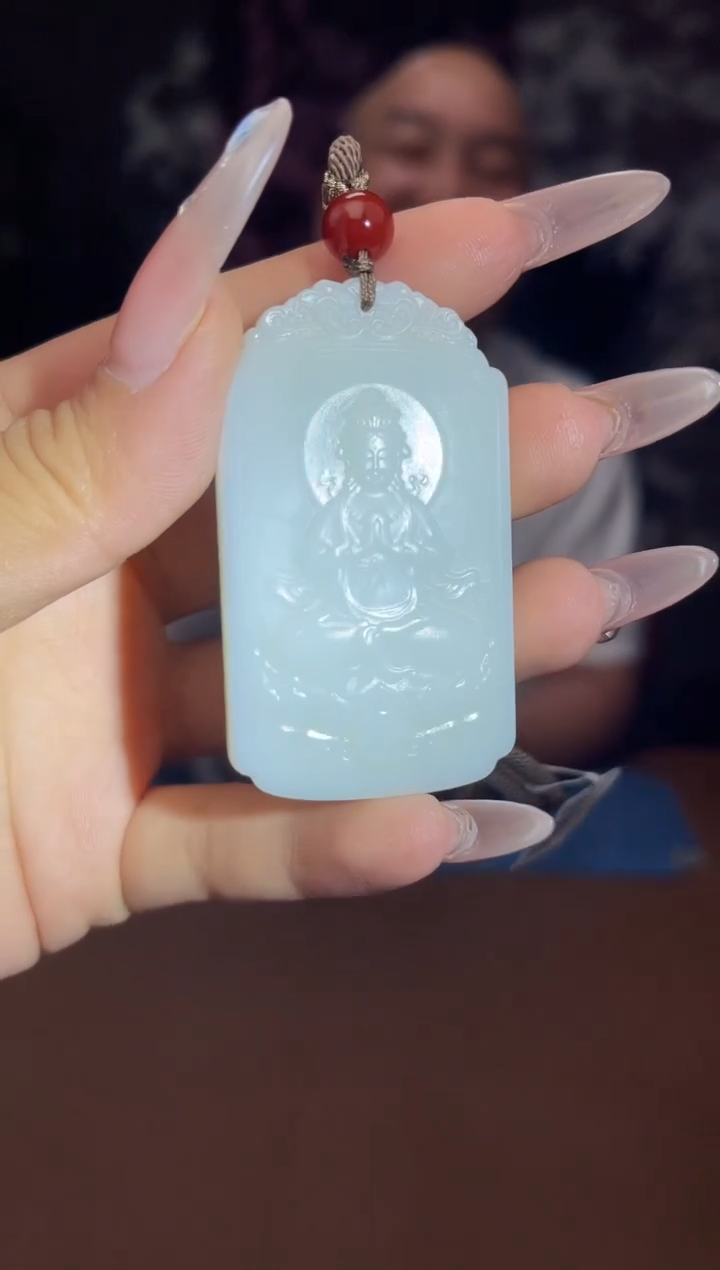 和田玉未镶嵌颈饰A177