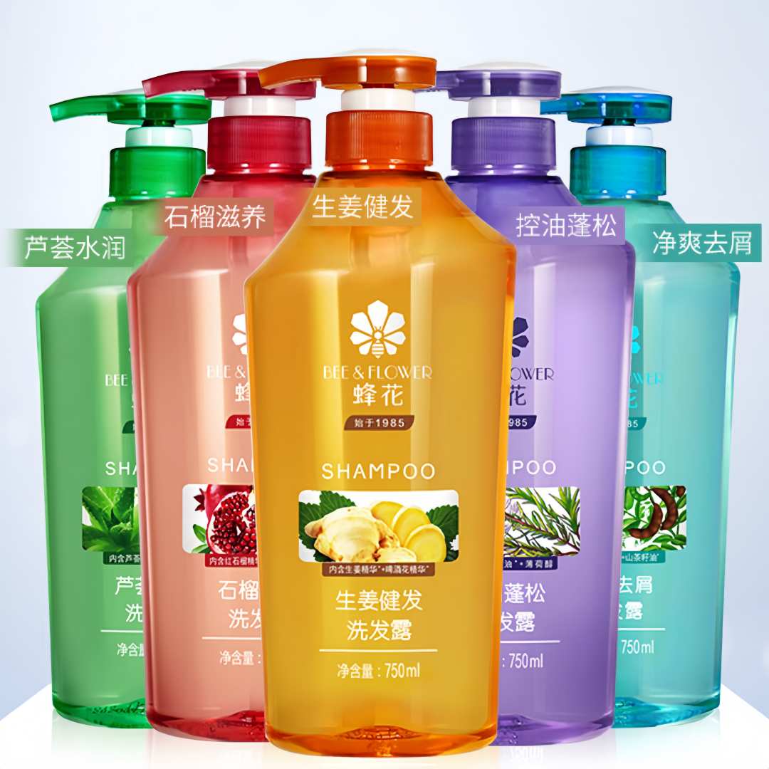 蜂花洗发露植物精华无硅油净爽去油保湿蓬松亮泽洗发水