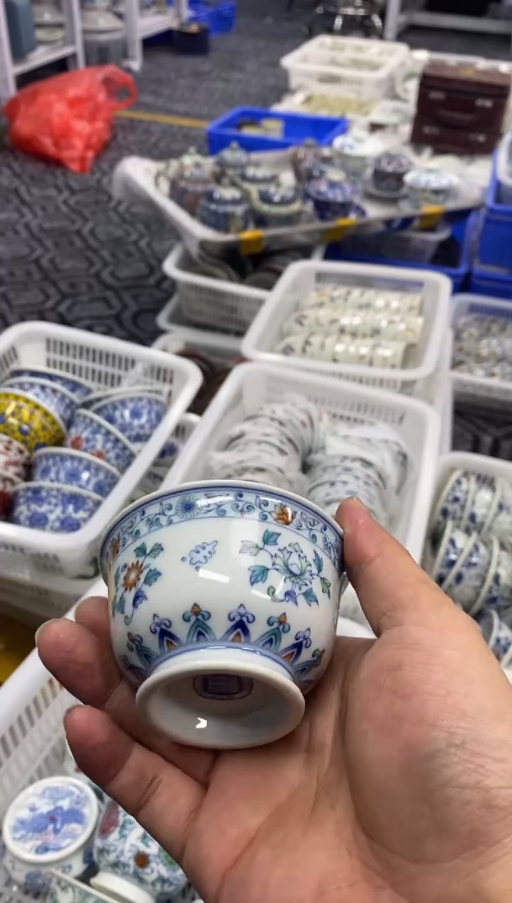 摆件陶景德陶瓷茶具容量约70