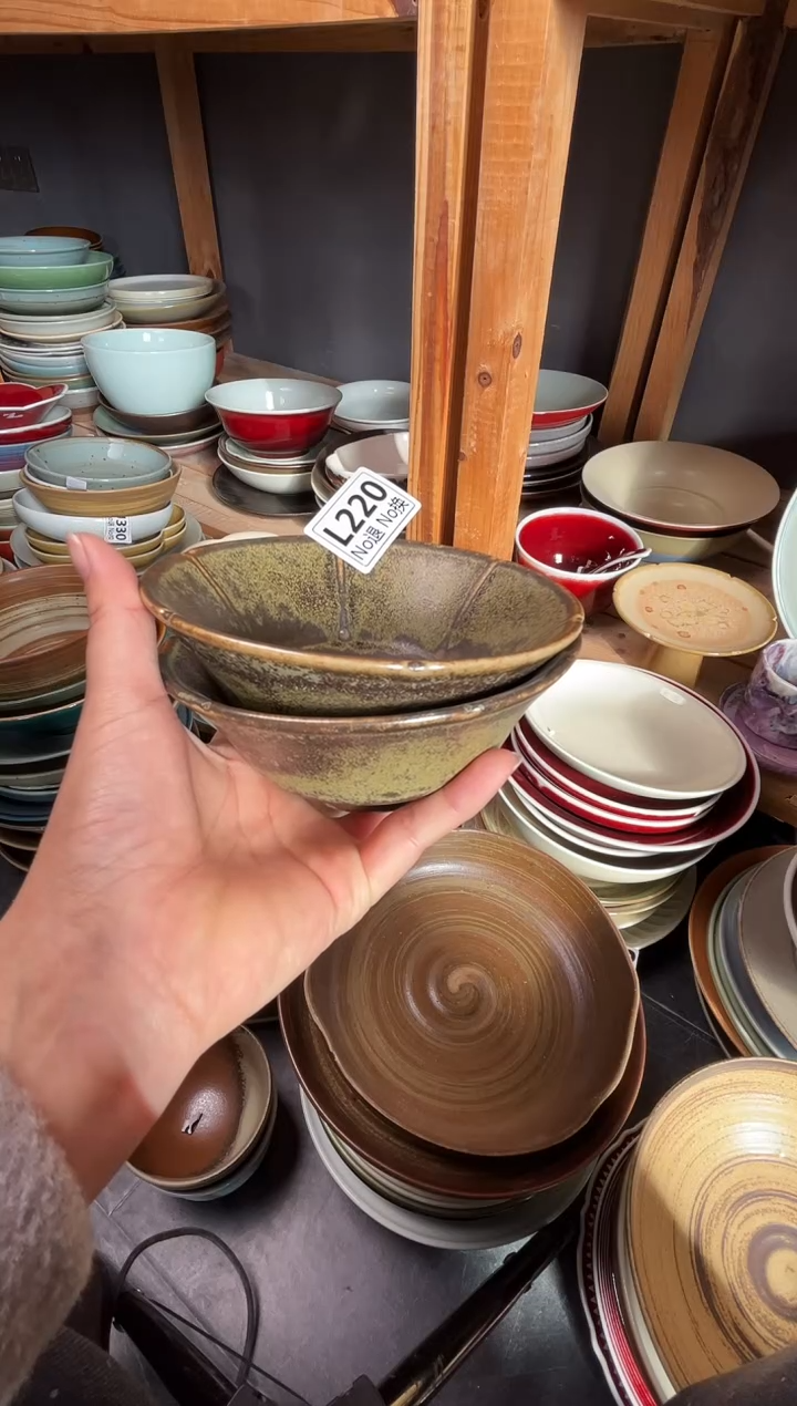 瓷片温*瑶L220玻化花朵碗2只福利