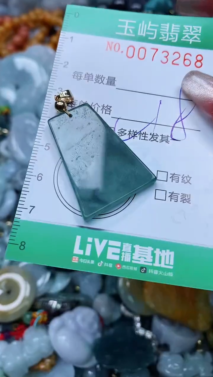 【闪购商品】翡翠颈饰未镶嵌闪购0073268多样性发其一