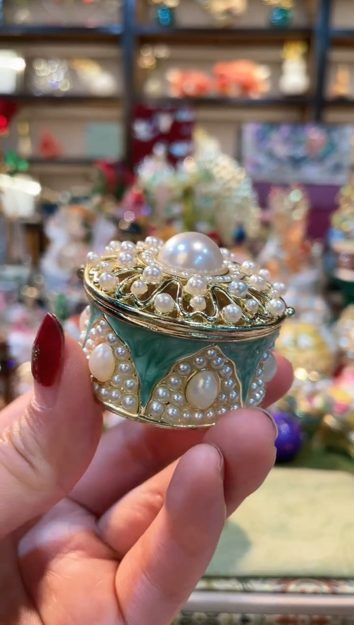 【闪购商品】精致珐琅彩首饰盒
