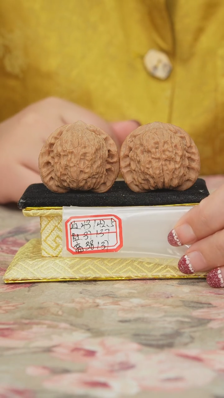 把件文玩核桃非嫁接将军帽