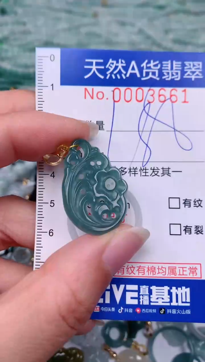 【闪购商品】翡翠颈饰未镶嵌00003661