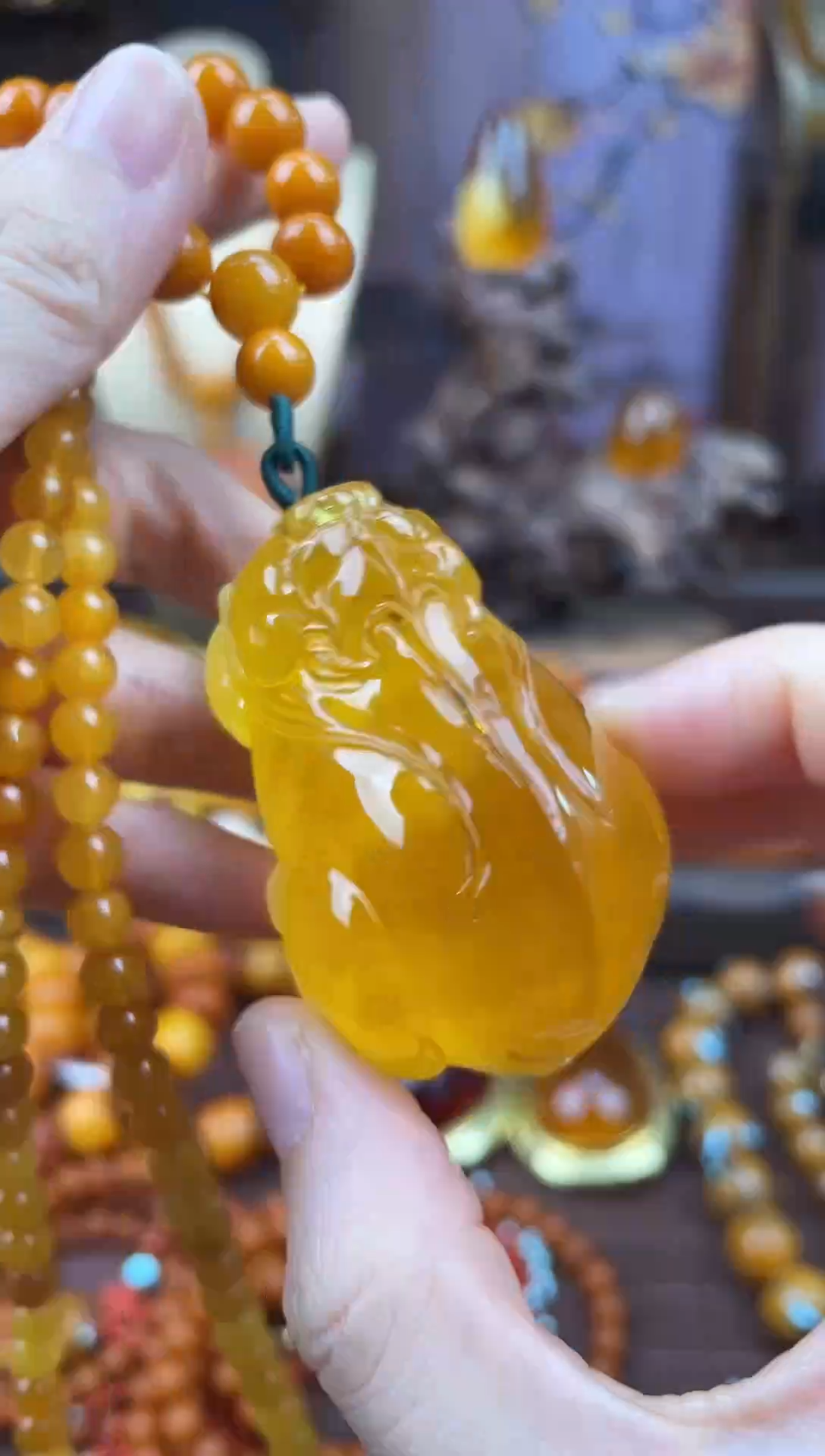 裸石琥珀未镶嵌多样性发货1，假一赔4（微瑕