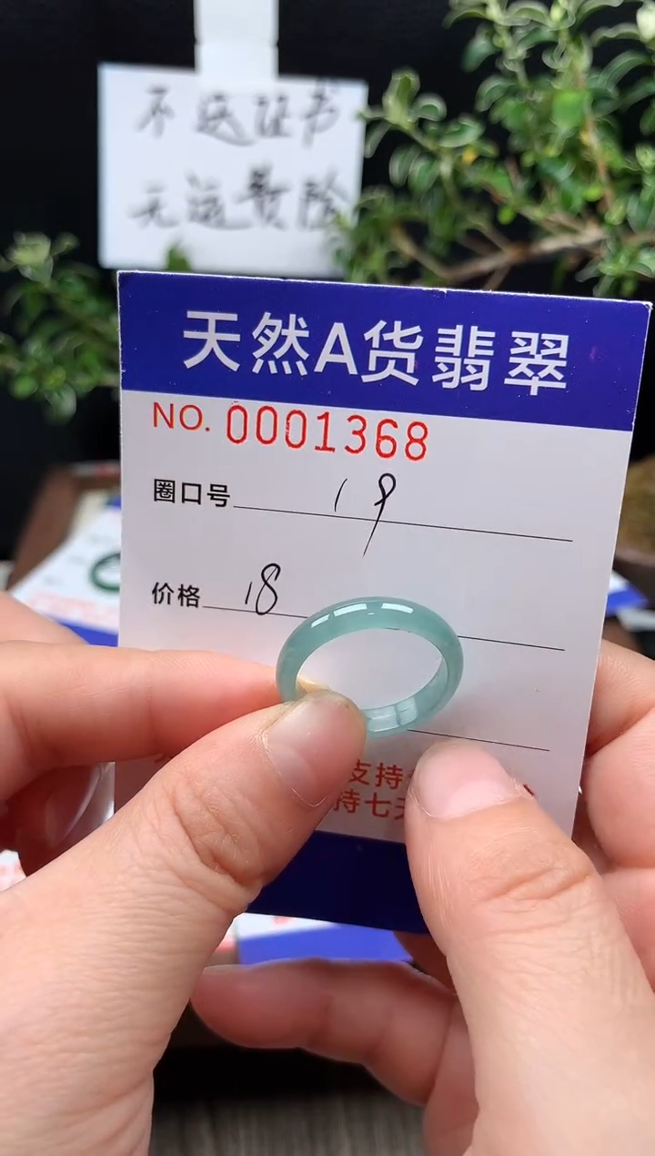 未镶嵌戒指翡翠19#