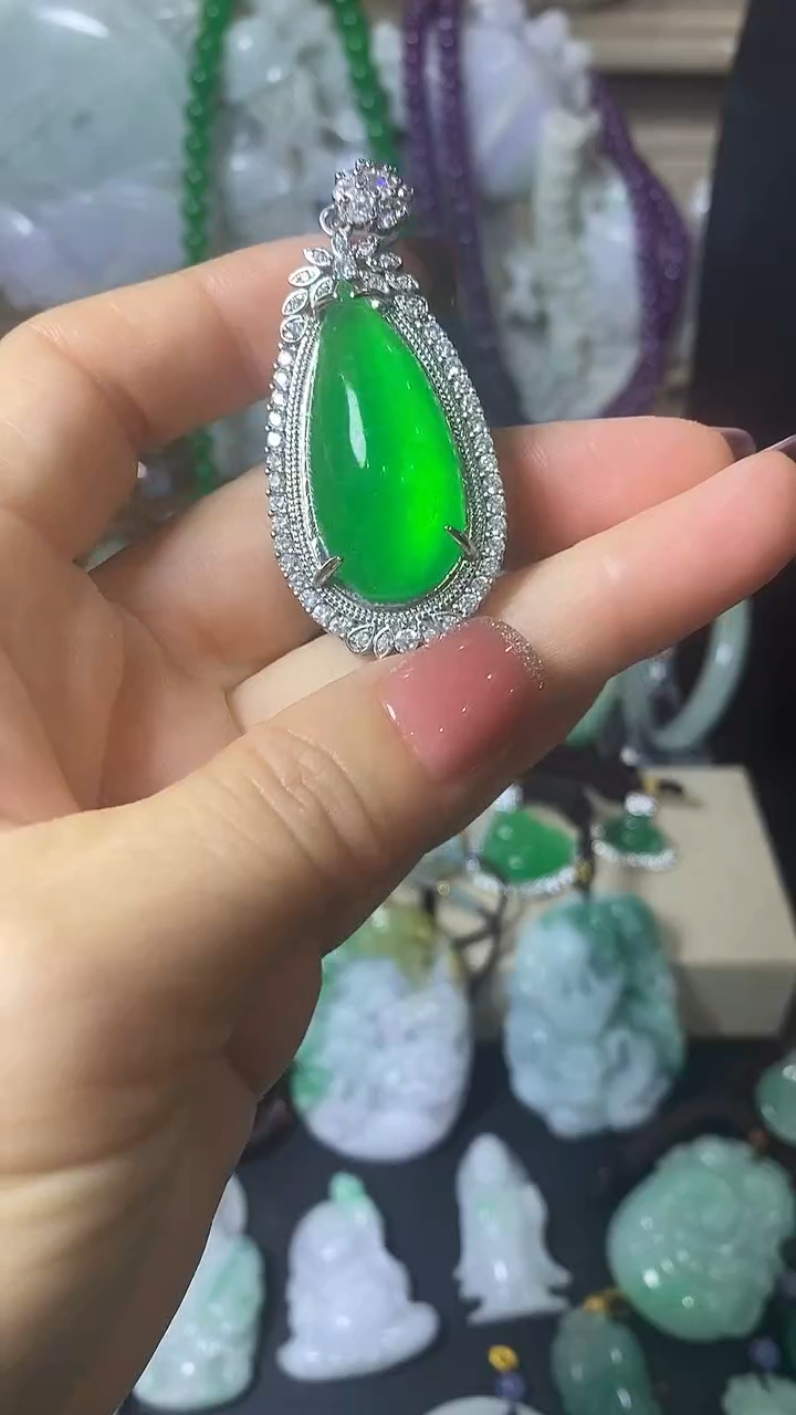 颈饰未镶嵌翡翠11