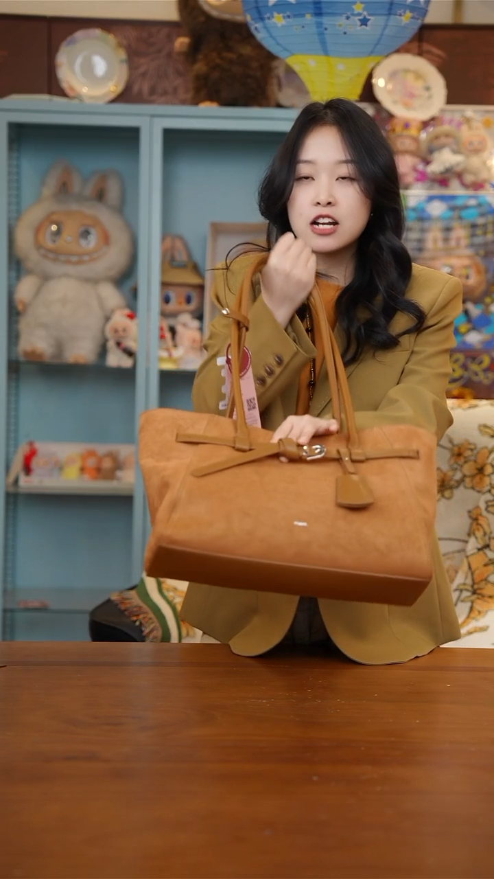 陶136-MUVA折耳包大容量包包-棕色