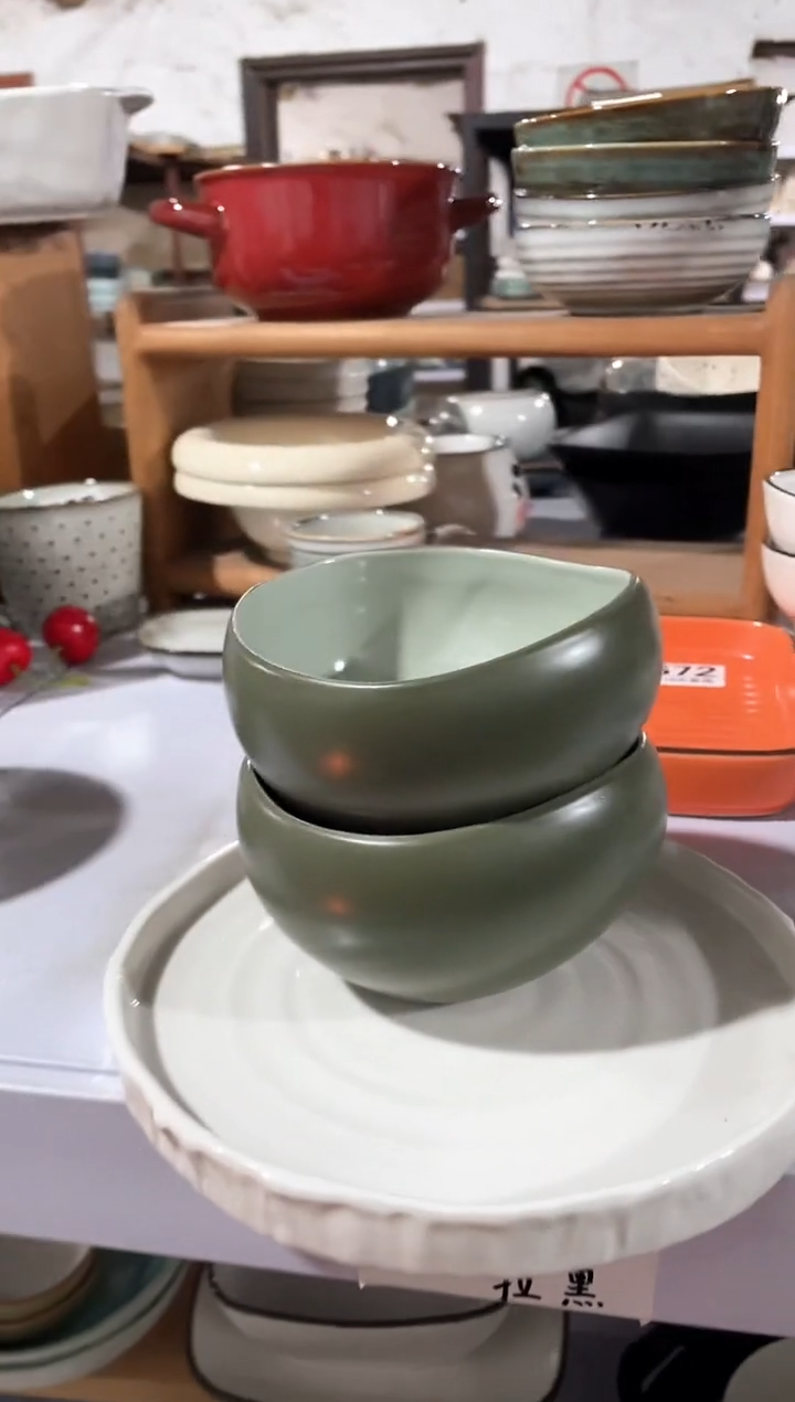 【闪购商品】碗微瑕（2件套）绿色小碗