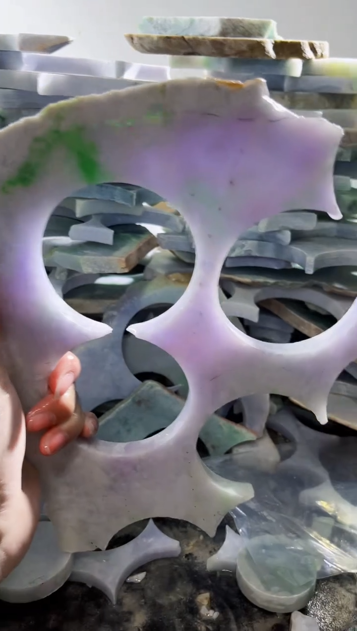 裸石翡翠缅甸翡翠A货陈8561