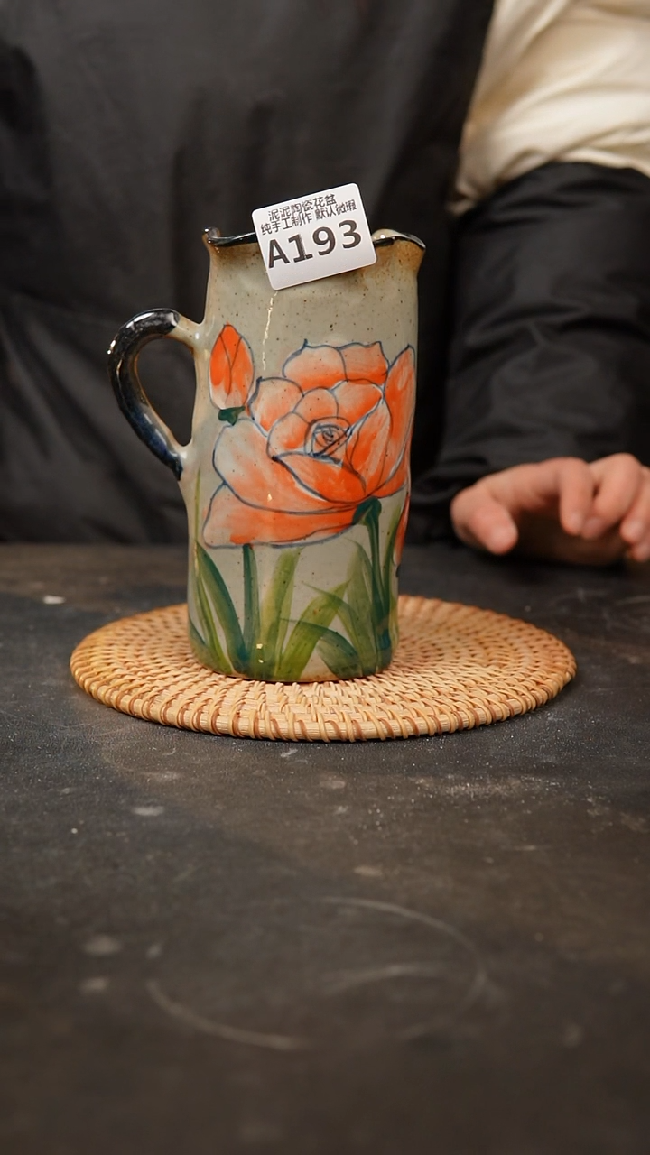 【闪购商品】瓷片193泥泥手工花盆