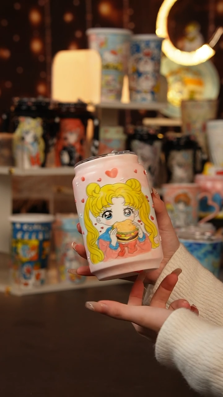 （玉泥）景德镇手工手绘文创陶瓷杯