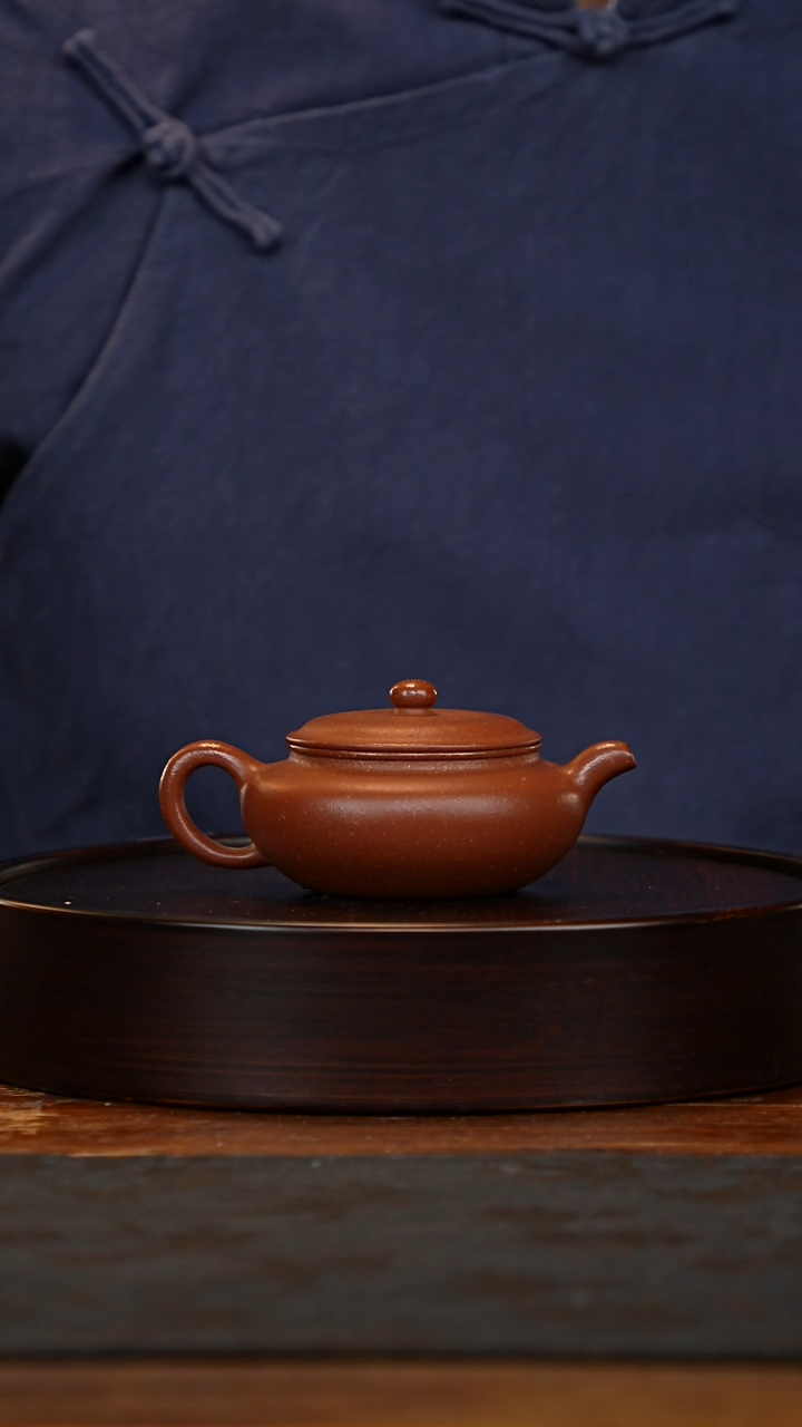 【闪购商品】紫砂茶壶XY-扁腹壶200cc