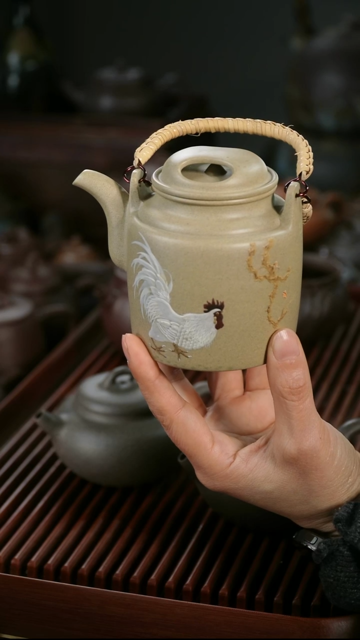 茶壶紫砂洛*洋桶本山段泥
