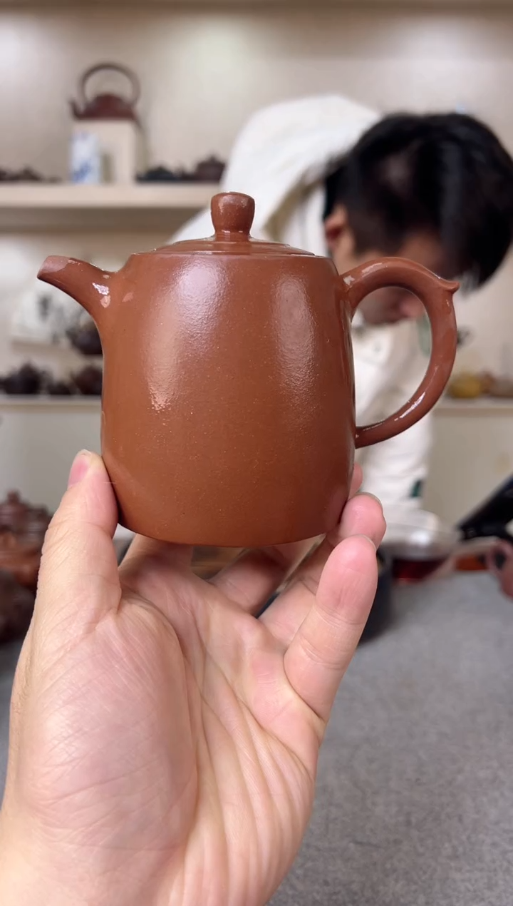 【闪购商品】紫砂茶壶高井栏 紫泥 半手工