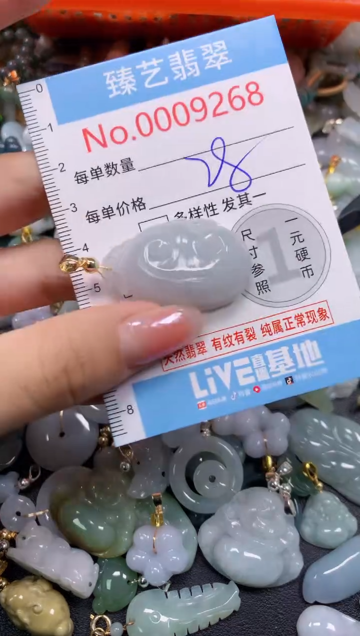 颈饰未镶嵌翡翠9268