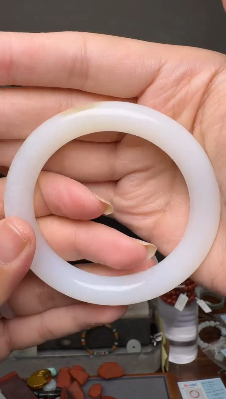 【闪购商品】和田玉挂件未镶嵌2349--57mm假皮