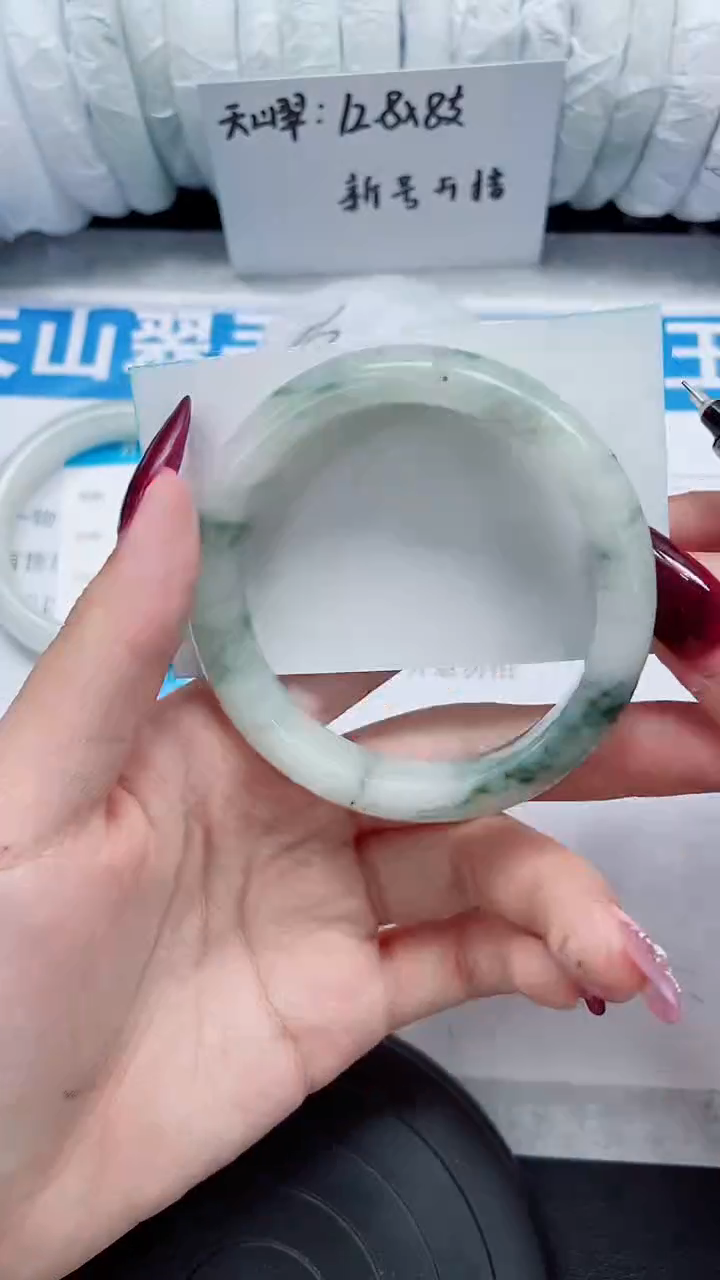 未镶嵌手镯石英质玉216-54/55