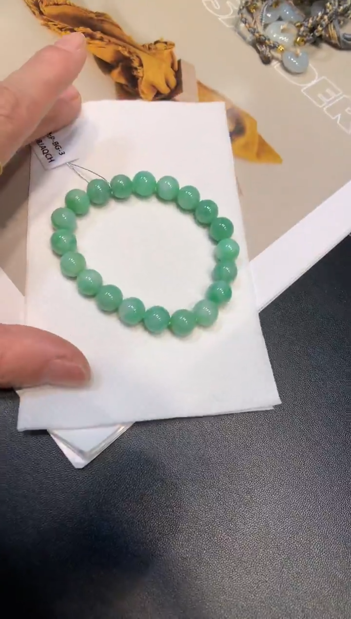 未镶嵌手串翡翠手串