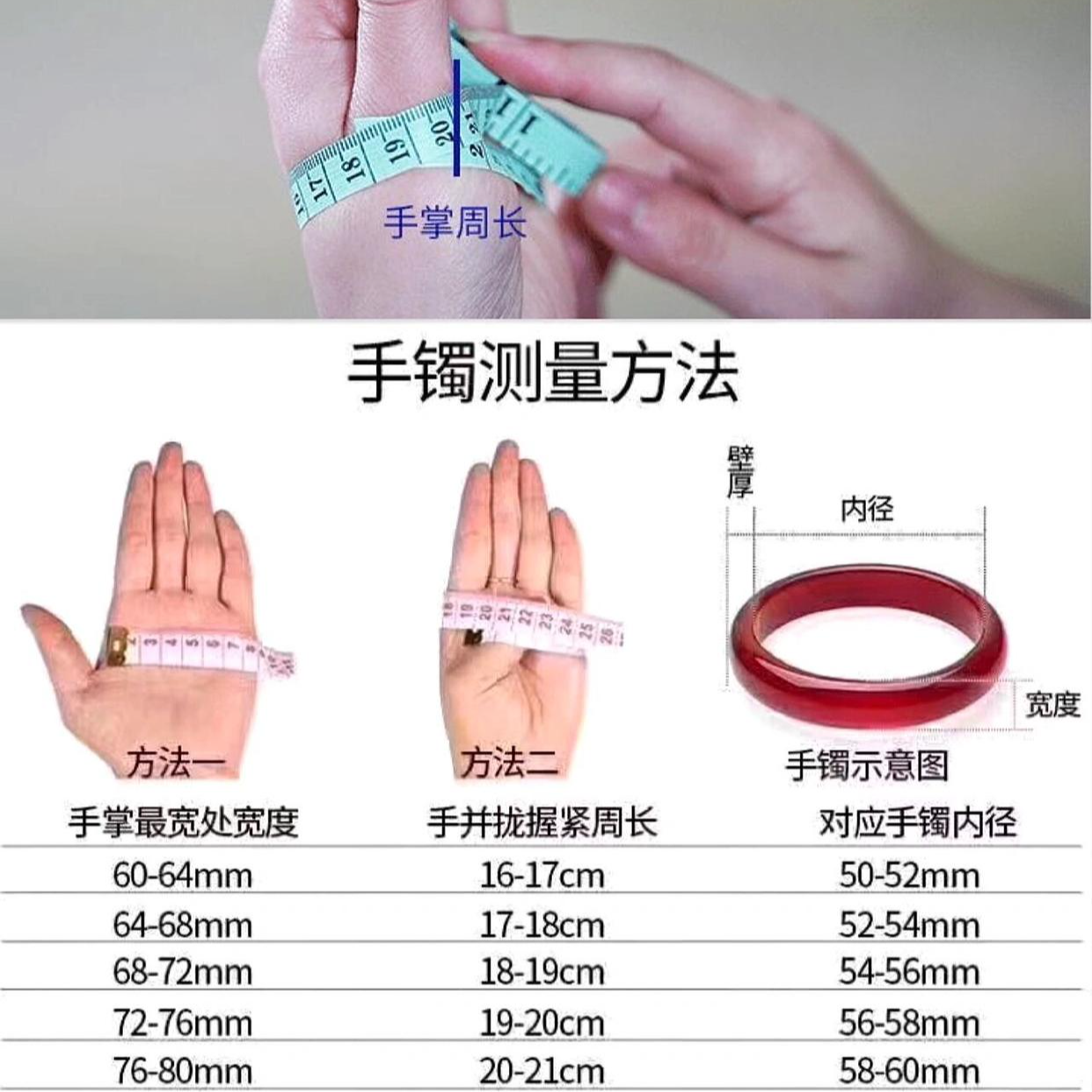 老王珠宝 和田玉手镯测量圈口 勿拍