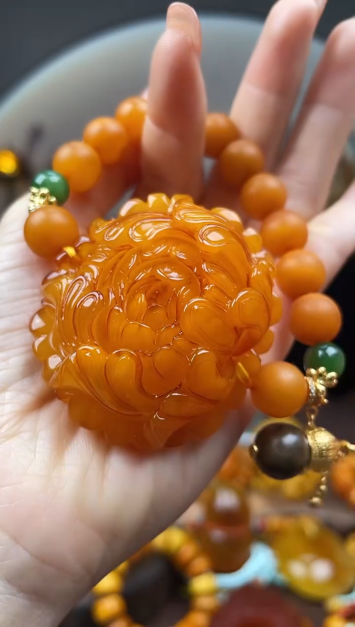 【闪购商品】琥珀裸石未镶嵌首饰 假1赔4（多样性发货1件