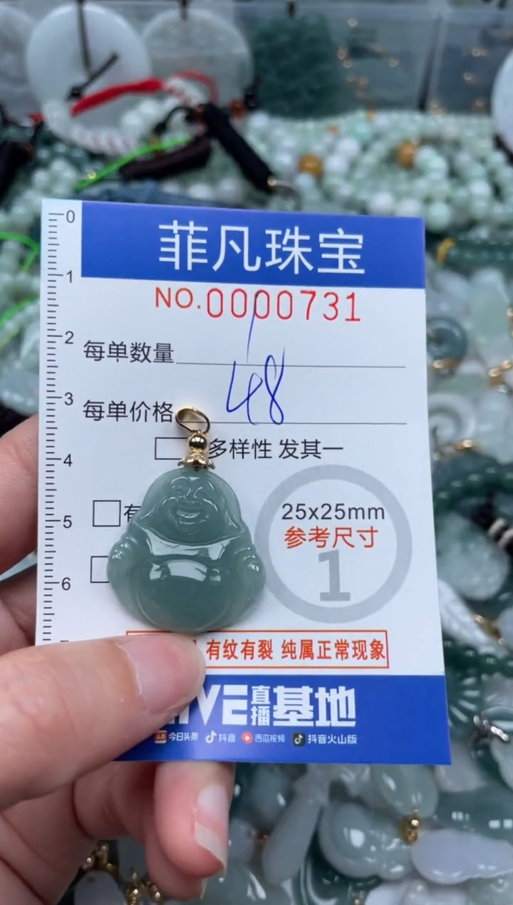 【闪购商品】翡翠颈饰未镶嵌00..0731