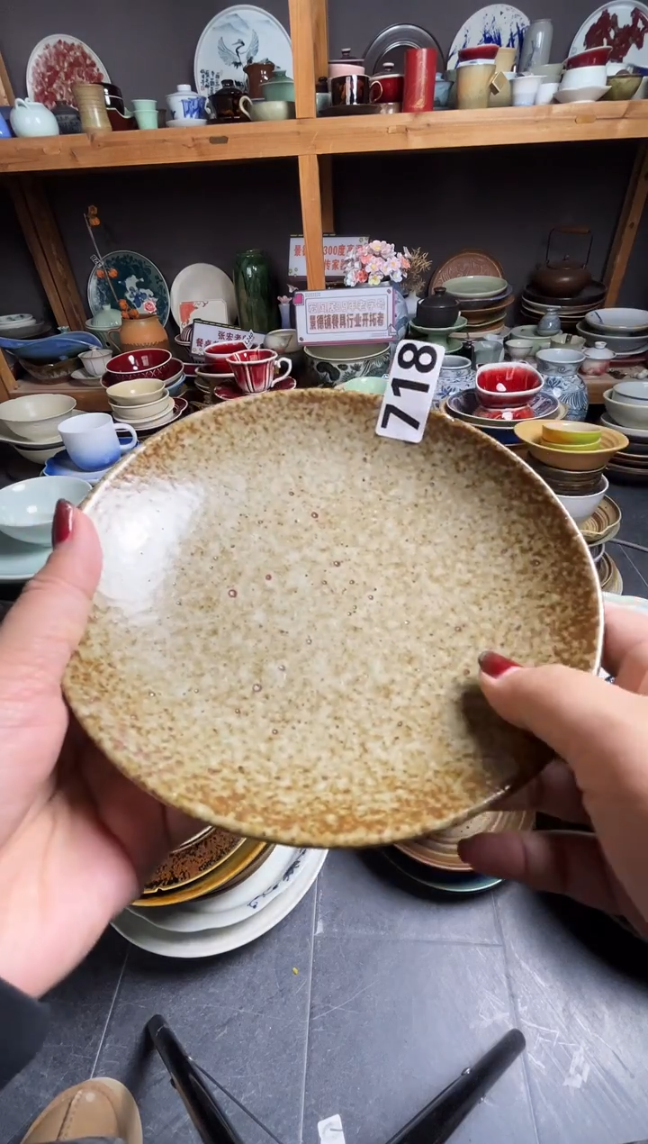 瓷片S***y718麻点小盘